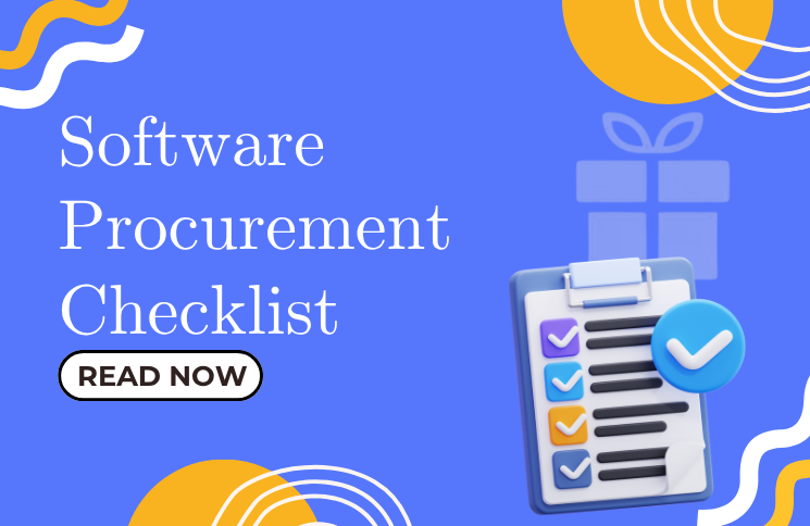 Small business team using a software procurement checklist